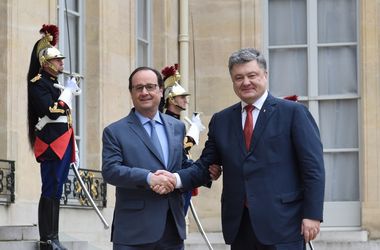 Порошенко назвал Олланда "настоящим другом Украины"