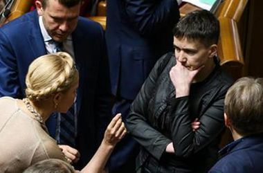 Савченко рассказала, что думает о Тимошенко