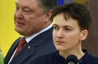 Савченко рассказала, о чем говорила с Порошенко