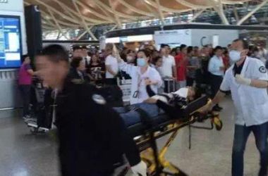 В аэропорту Шанхая прогремел мощный взрыв