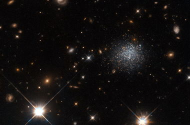 "Хаббл" показал галактику, страдающую "бесплодием"