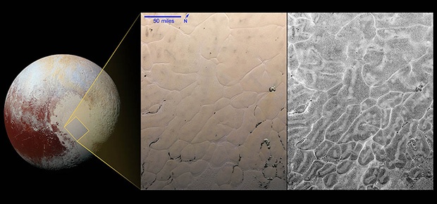 NASA показало "шаблоны" Плутона