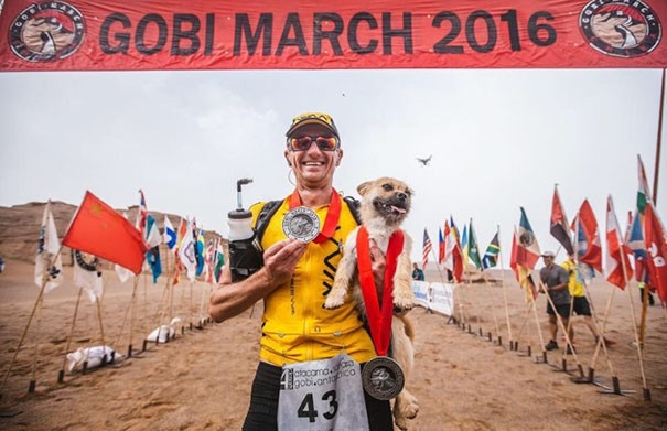 Австралийский бегун вернулся в Китай за собакой, пробежавшей с ним весь марафон