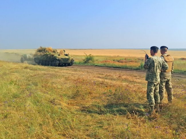 На территории южных областей Украины проходят учения морской пехоты
