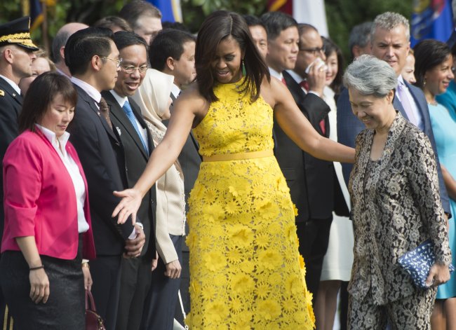 Первая леди Сингапура пришла на встречу к Мишель Обаме с сумкой за 270 гривен (фото)