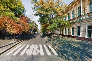 ФОТОФАКТ. В Одессе появилась необычная "зебра"