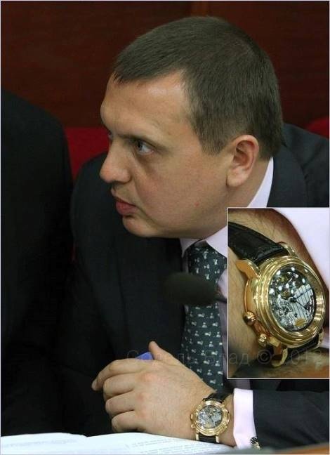 У задержанного члена ВСЮ обнаружили часы за 400 тысяч евро